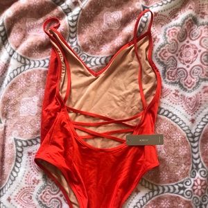 JCrew Playa Montauk Cross-back One-piece